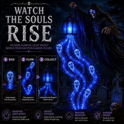 49% OFF 🔥Animated Halloween Soul Harvester Garden Light💀
