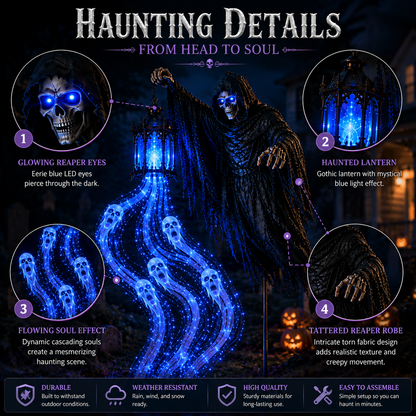 49% OFF 🔥Animated Halloween Soul Harvester Garden Light💀