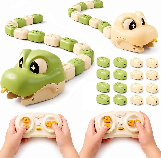 🐍 Magnetic RC Snake Game – Eat, Grow & Learn Through Play