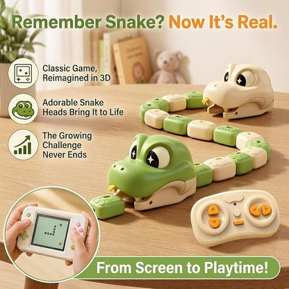 🐍 Magnetic RC Snake Game – Eat, Grow & Learn Through Play