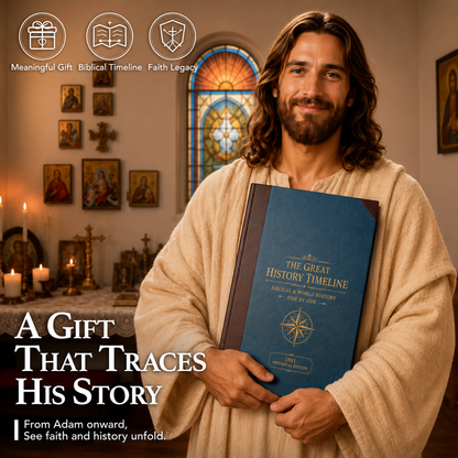 📜 6,000 Years of Biblical & World History – 23-Foot Fold-Out Synchronological Timeline