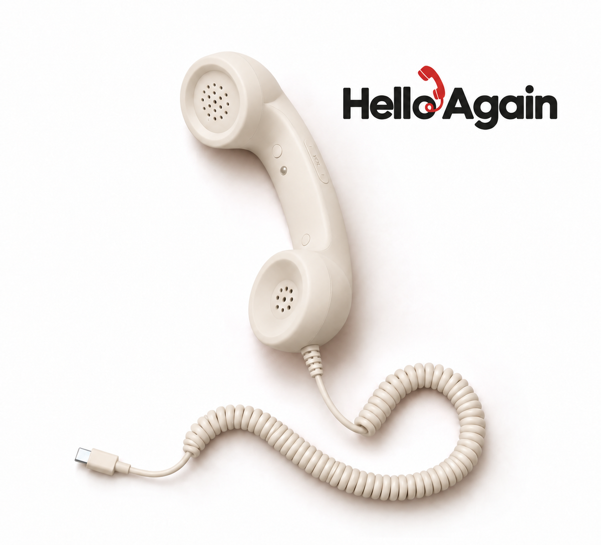 📞 Retro Phone Handset for Smartphones – Classic Vintage Call Experience