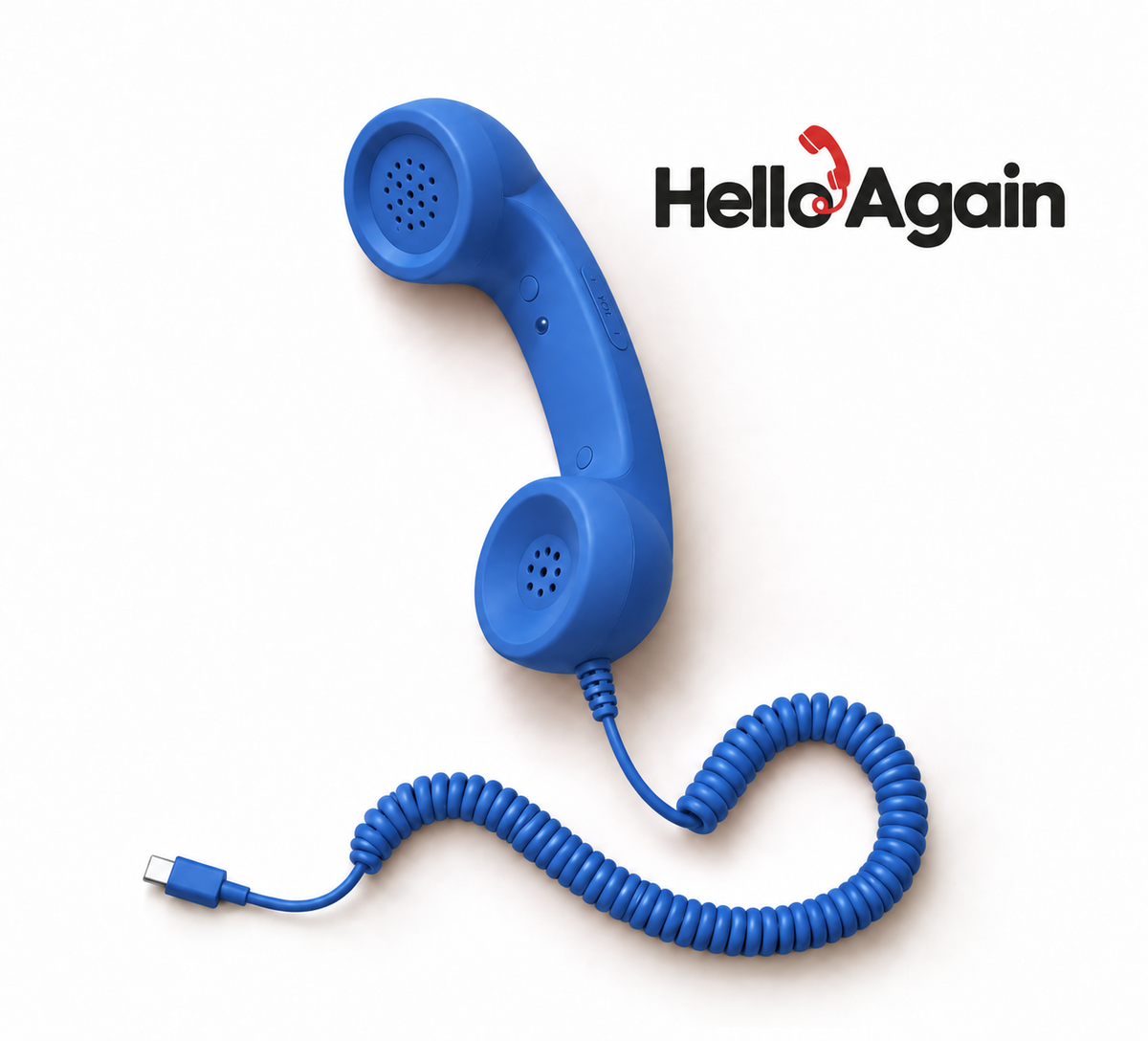 📞 Retro Phone Handset for Smartphones – Classic Vintage Call Experience