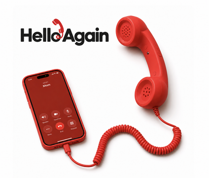 📞 Retro Phone Handset for Smartphones – Classic Vintage Call Experience