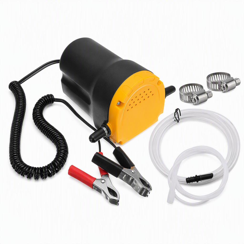 🚗 12V/24V Electric Oil Transfer Pump – Self-Priming Fuel & Oil Pump for Cars, Trucks & Machinery