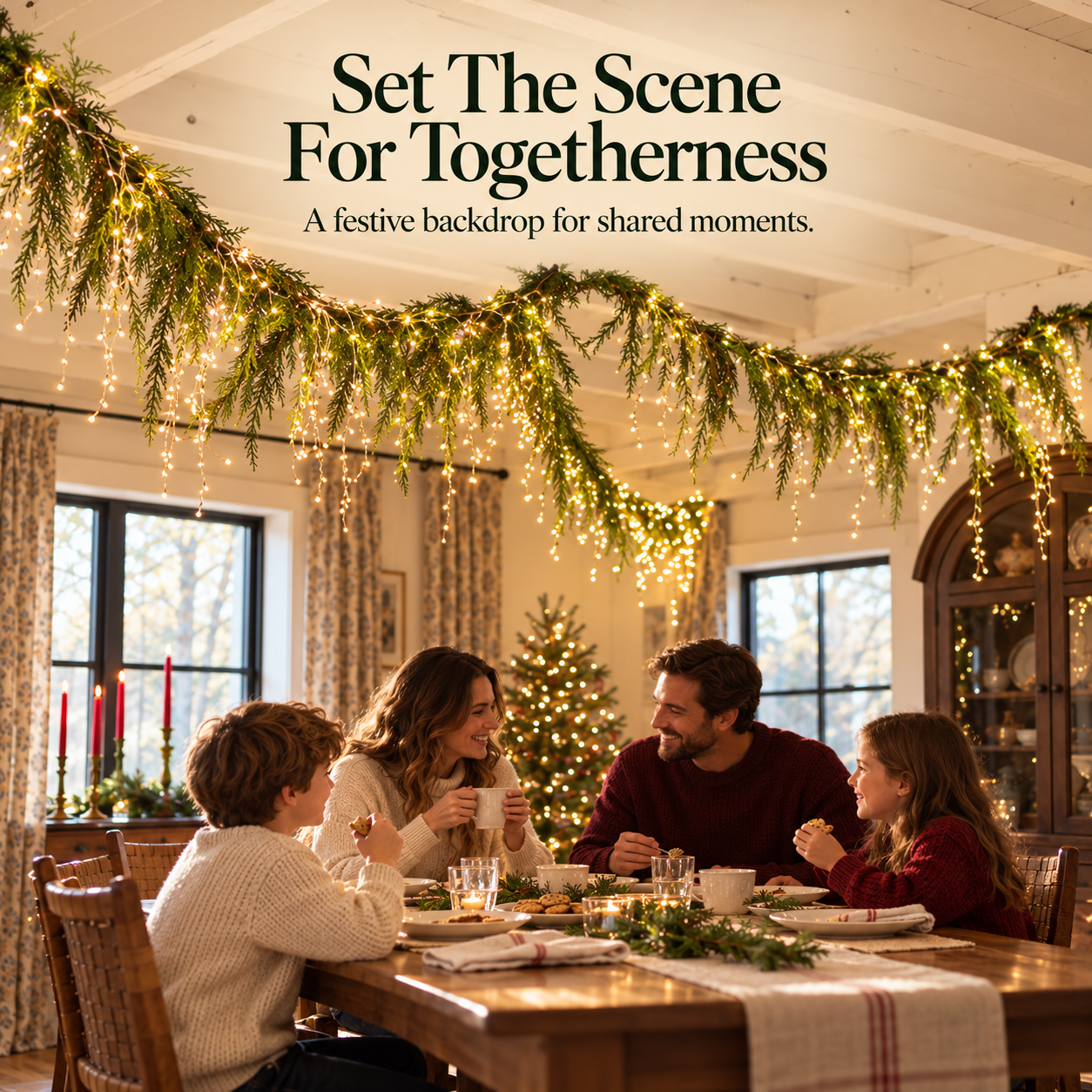 A Festive Backdrop for Gatherings