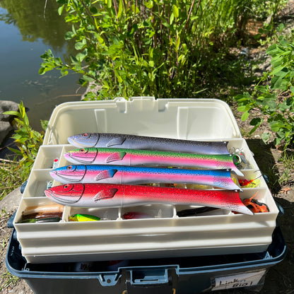 Portable Telescopic Fishing Rod – Compact Travel Fish-Shaped Rod for Easy Fishing Anywhere