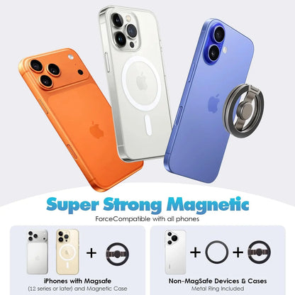 🧲 2-in-1 Magnetic Phone Stand & Fidget Spinner – Foldable, 360° Rotation