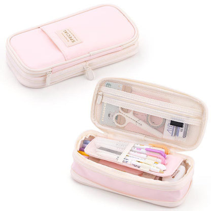 ✏️ Large-Capacity Multi-Compartment Pencil Case — Keep Every School Essential Organized