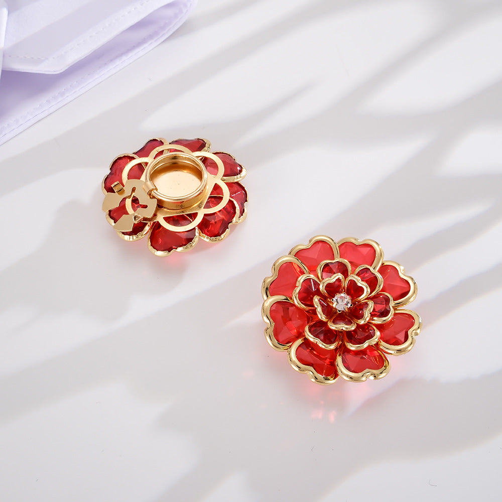 🌸 Flower Button Covers – Instant No-Sew Shirt & Blouse Upgrade