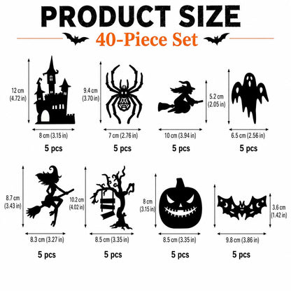 🎃 Halloween LED Wall Stickers | Glow In The Dark Spooky Home Decoration