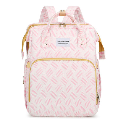 👶2-in-1 Baby Diaper Bag Backpack – Fold-Out Care Space & Large Storage