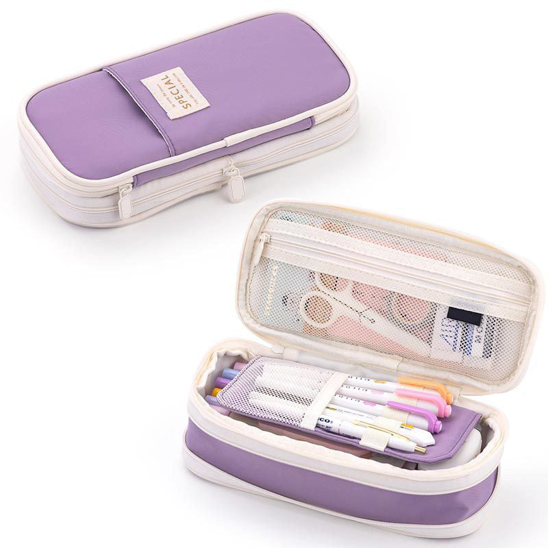 ✏️ Large-Capacity Multi-Compartment Pencil Case — Keep Every School Essential Organized