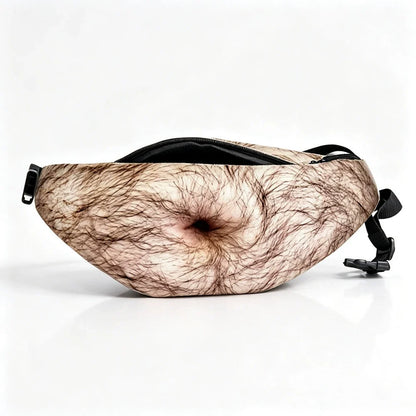 😂 Realistic Beer Belly Fanny Pack – Funny Hidden Waist Bag & Gag Gift