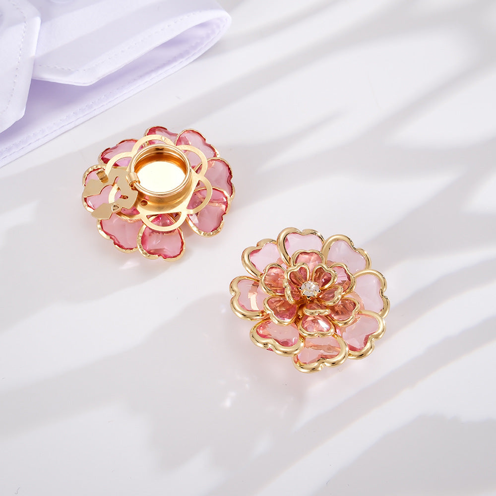 🌸 Flower Button Covers – Instant No-Sew Shirt & Blouse Upgrade