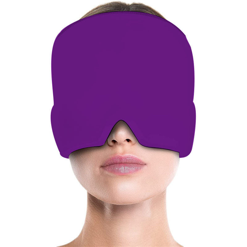 ❄️ 360° Hot & Cold Head Comfort Cap – Reusable Gel Wrap