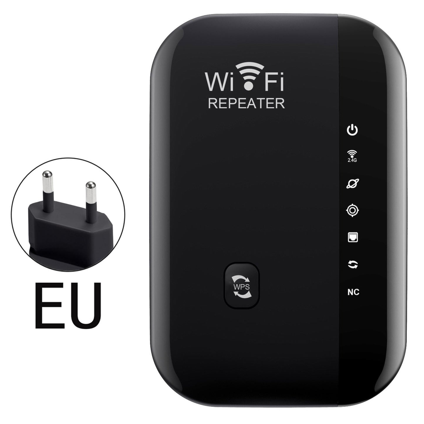 📶 WiFi Range Extender – Plug-In Repeater with Ethernet Port & Free Cable