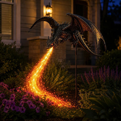 🐉 2027 'Dragon's Ember' Solar Garden Light 🔥 | The Ultimate Magical Outdoor Halloween Decoration