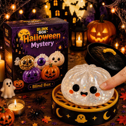 🎃 Limited-Time Sale 👻 Halloween Ghost Dumpling Slow-Rebound Squishy Toy🎁