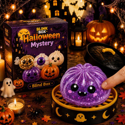 🎃 Limited-Time Sale 👻 Halloween Ghost Dumpling Slow-Rebound Squishy Toy🎁