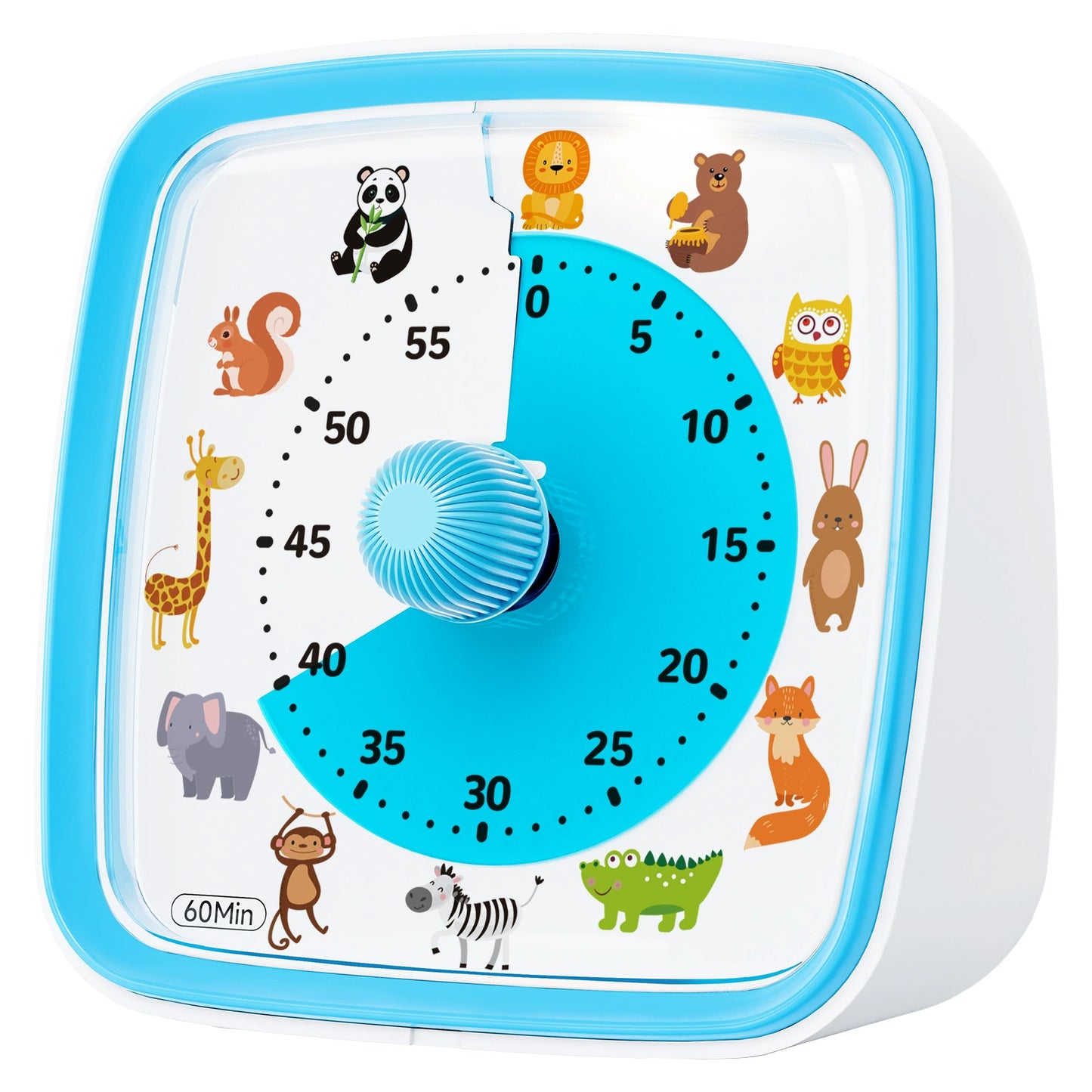 60-Minute Visual Timer with Night Light – Silent Rainbow Countdown Timer for Kids & Adults