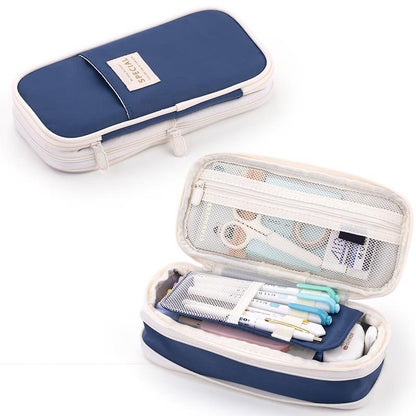 ✏️ Large-Capacity Multi-Compartment Pencil Case — Keep Every School Essential Organized