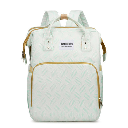👶2-in-1 Baby Diaper Bag Backpack – Fold-Out Care Space & Large Storage