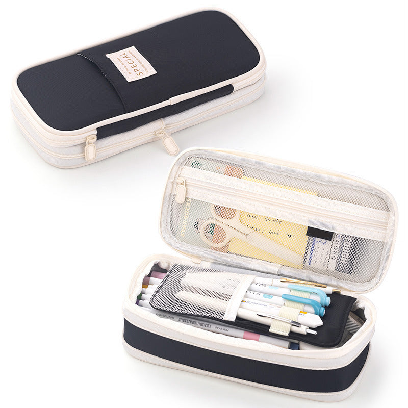 ✏️ Large-Capacity Multi-Compartment Pencil Case — Keep Every School Essential Organized