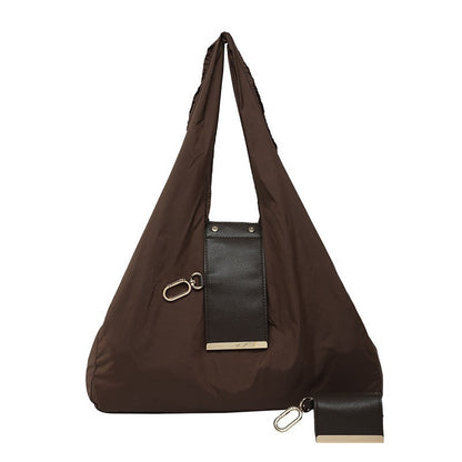 👜 Foldable Shopping Tote Bag with Clip-On Storage Case