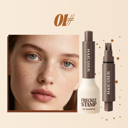 Natural Freckle Stamp Pen – Waterproof Quick-Dry 5-Point Makeup Tool