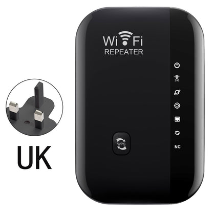 📶 WiFi Range Extender – Plug-In Repeater with Ethernet Port & Free Cable