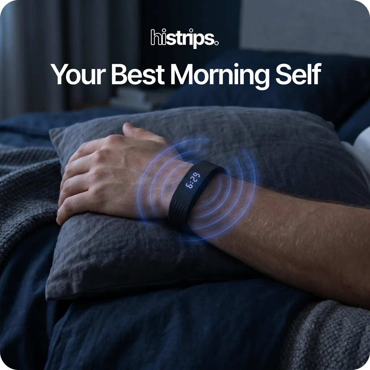 ⌚ Wrist-Worn Wake-Up Device for Heavy Sleepers- Silent Vibration Alarm Clock