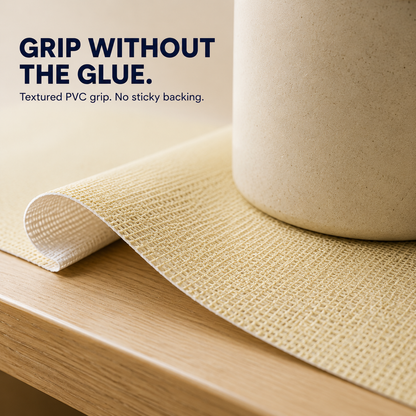 ✂️ Cut-to-Fit PVC Non-Slip Shelf & Drawer Liner