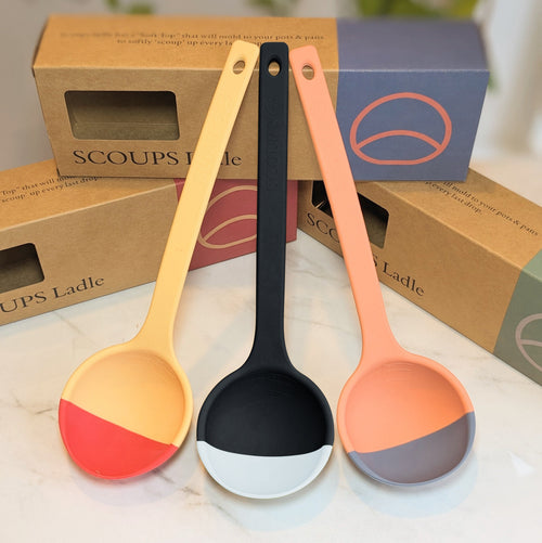 🥄 ScoopScrape™ 2-in-1 Flexible Kitchen Scoop & Scraper