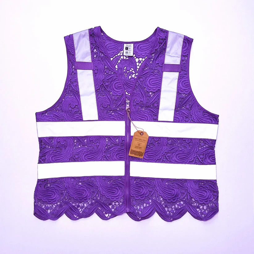 💚 Lace Safety Vest | Stylish Hi-Vis Workwear