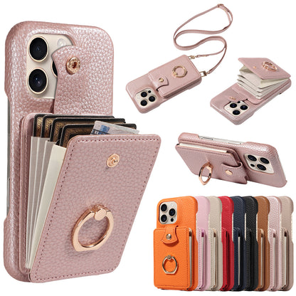 🔥🔥🔥All-in-One Crossbody Wallet Phone Case with Card Holder & Ring Grip