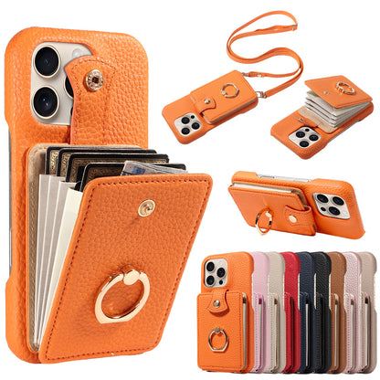 🔥🔥🔥All-in-One Crossbody Wallet Phone Case with Card Holder & Ring Grip