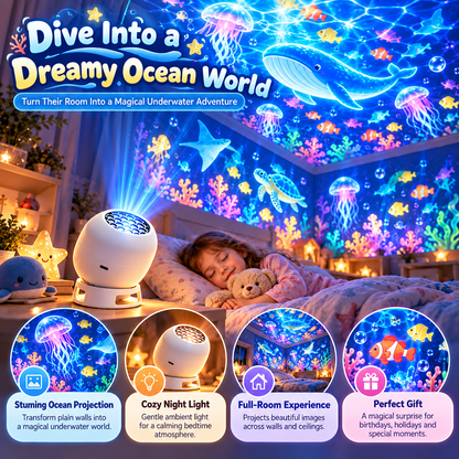 🌙 Magical Image Projection Night Light – Make Bedtime Something To Look Forward To