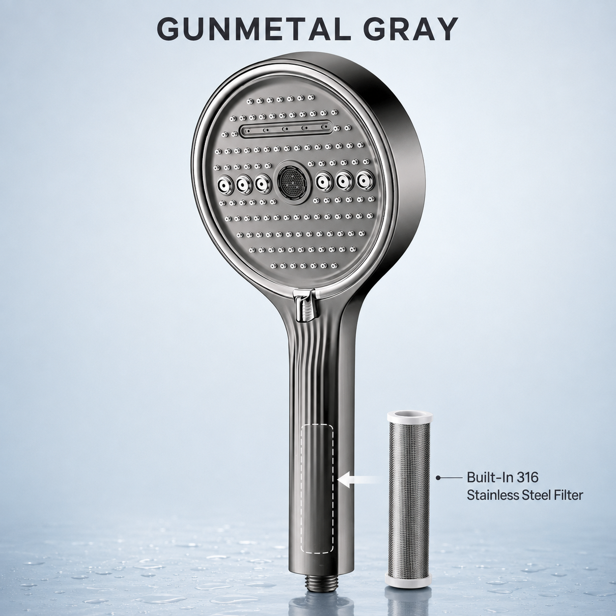 🚿 50% OFF 6-Mode High-Pressure Handheld Shower Head – Spa-Like Comfort at Home