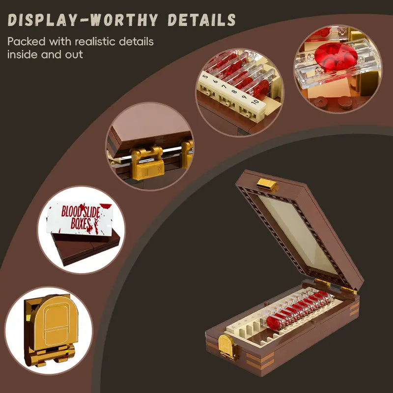 Blood Slide Trophy Box Building Block Set – Dark Crime Collectible 🩸