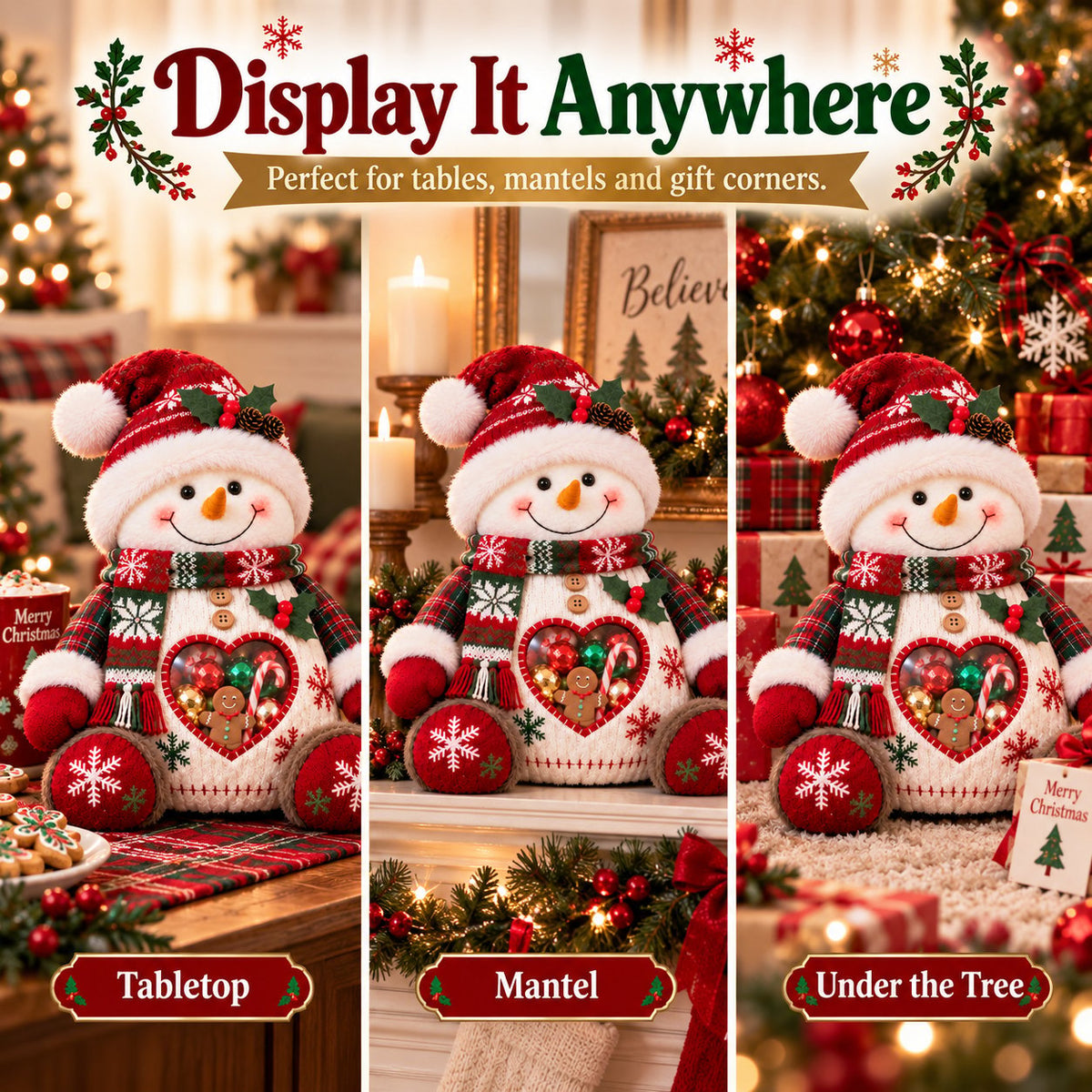 🎅 🎄 Christmas Character Refillable Treat Holder(📦Buy 2 Free Shipping)