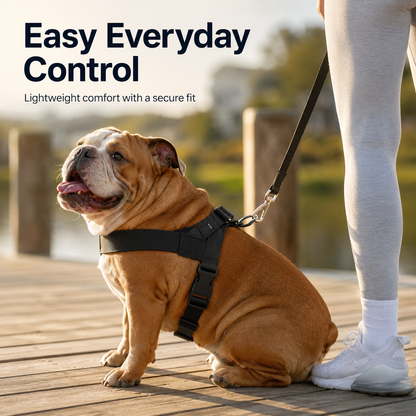 🐾 Comfortable & All-Day Dog Harness – Adjustable, No-Pull, Safe for All Breeds