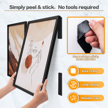 Heavy Duty Hook and Loop Strips with Adhesive