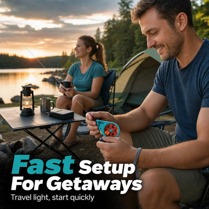 🎣Portable Rodless Pocket Fishing Reel Device🧵