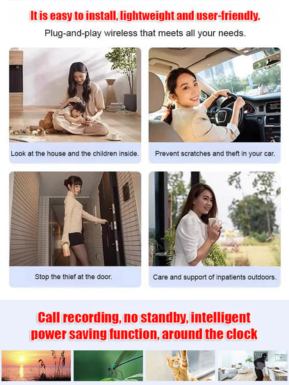 2026 NEW🎁[Hidden camera HD night vision]No WIFI or electricity required💯Tiny and installs in 1 second ⚠️Remote real-time viewing