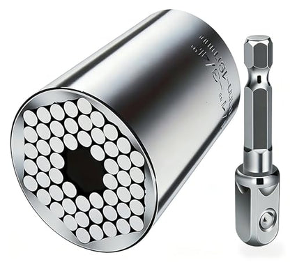 One Socket Fits 7–19 mm Nuts & Bolts