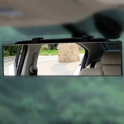 🚗 Wide Angle Rear View Mirror – 12" Anti-Glare Panoramic Clip-On Car Mirror