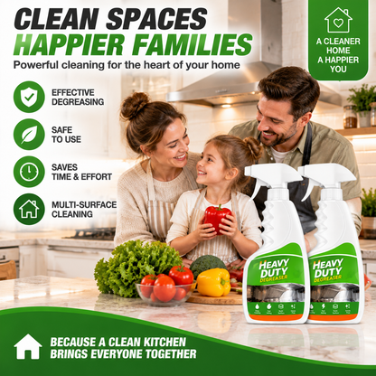 🧽 Heavy Duty Kitchen Degreaser Spray – Powerful Grease Remover For Stove, Oven, Cabinets & Multiple Surfaces