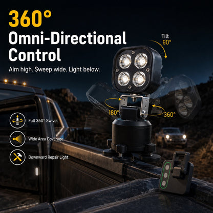 🚙 Omni-Directional Magnetic LED Pod Light
