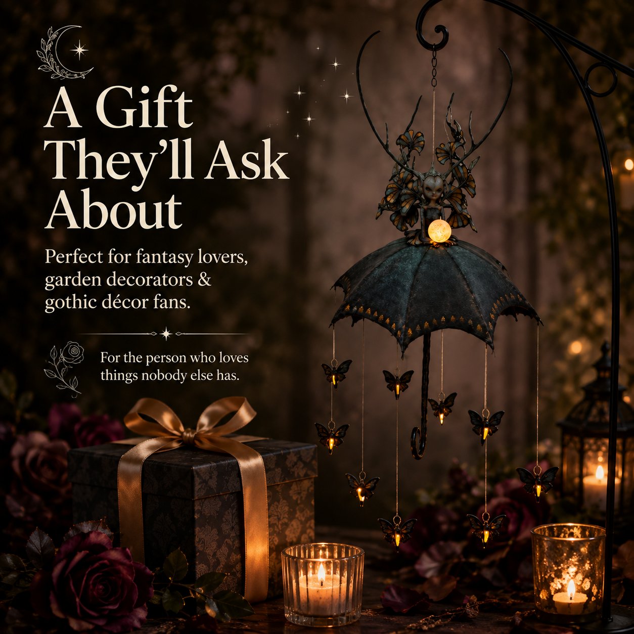 🦋Gothic Fairy Umbrella Hanging Mobile